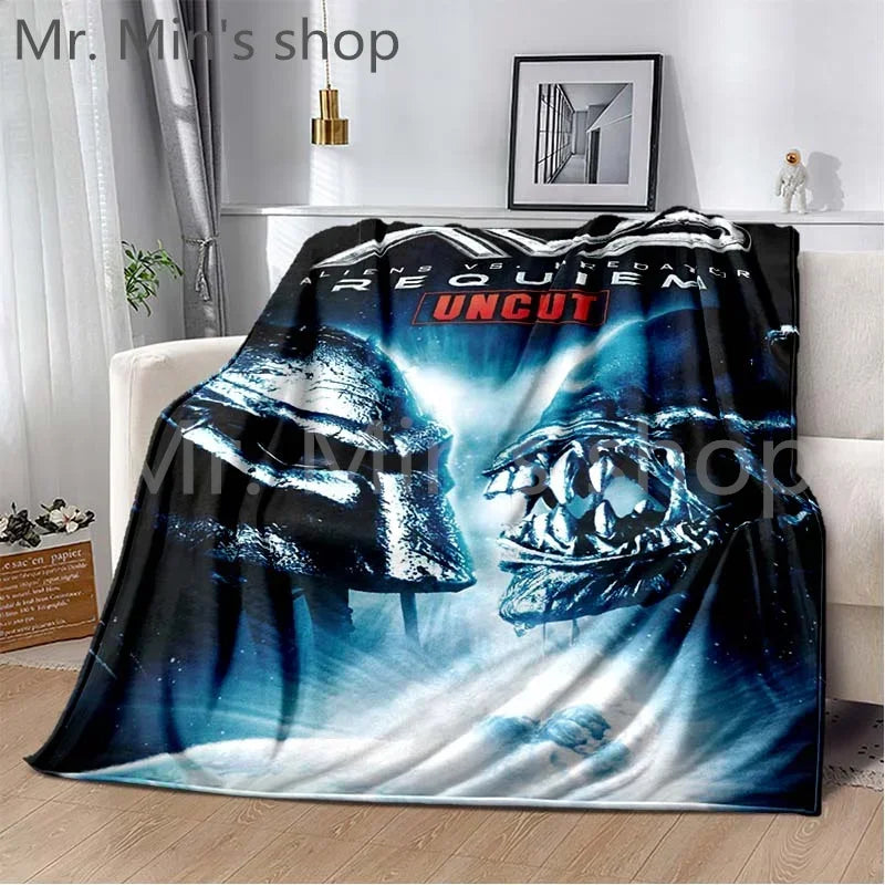 Boy Girl's Bedroom Multifunction Blankets Alien Vs. Predator
