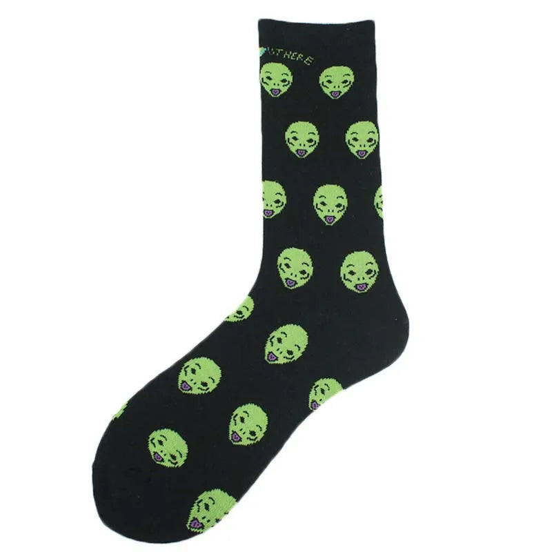 Painting Style Astronaut Men's Socks