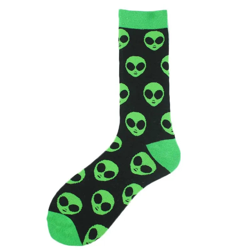 Painting Style Astronaut Men's Socks