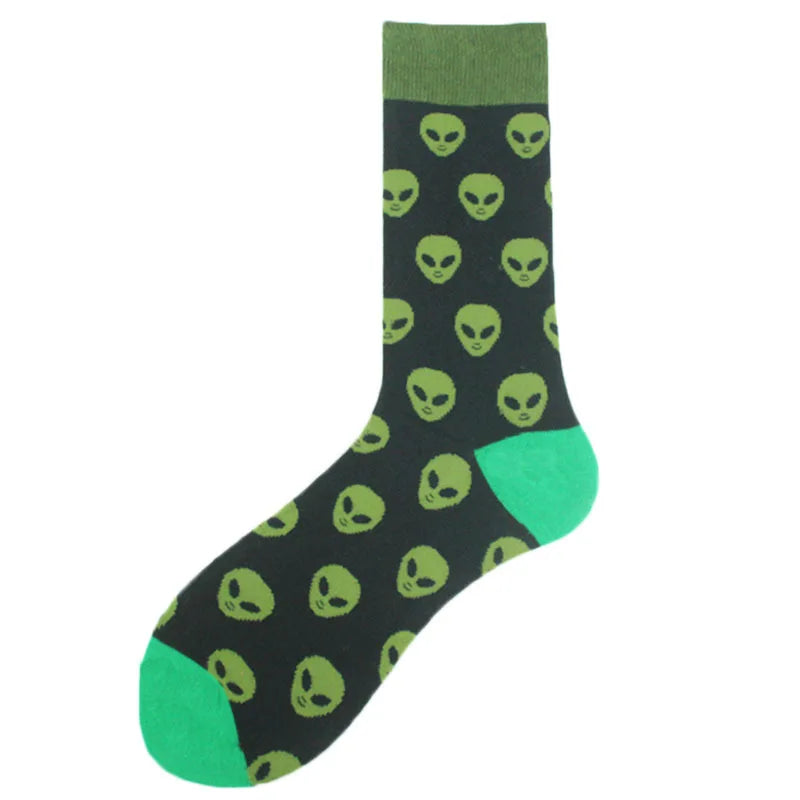 Painting Style Astronaut Men's Socks