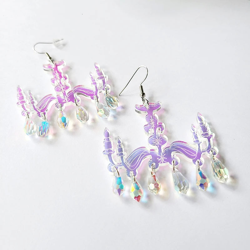 Earrings For Women Girls Hip Hop Cute
