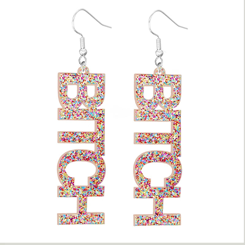Earrings For Women Girls Hip Hop Cute