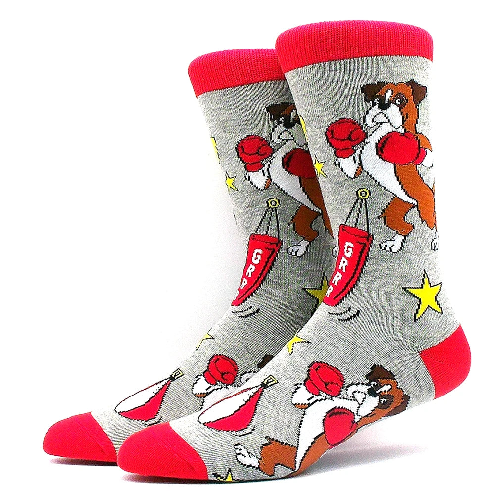 Cotton Happy Funny Socks Men Alien Planet