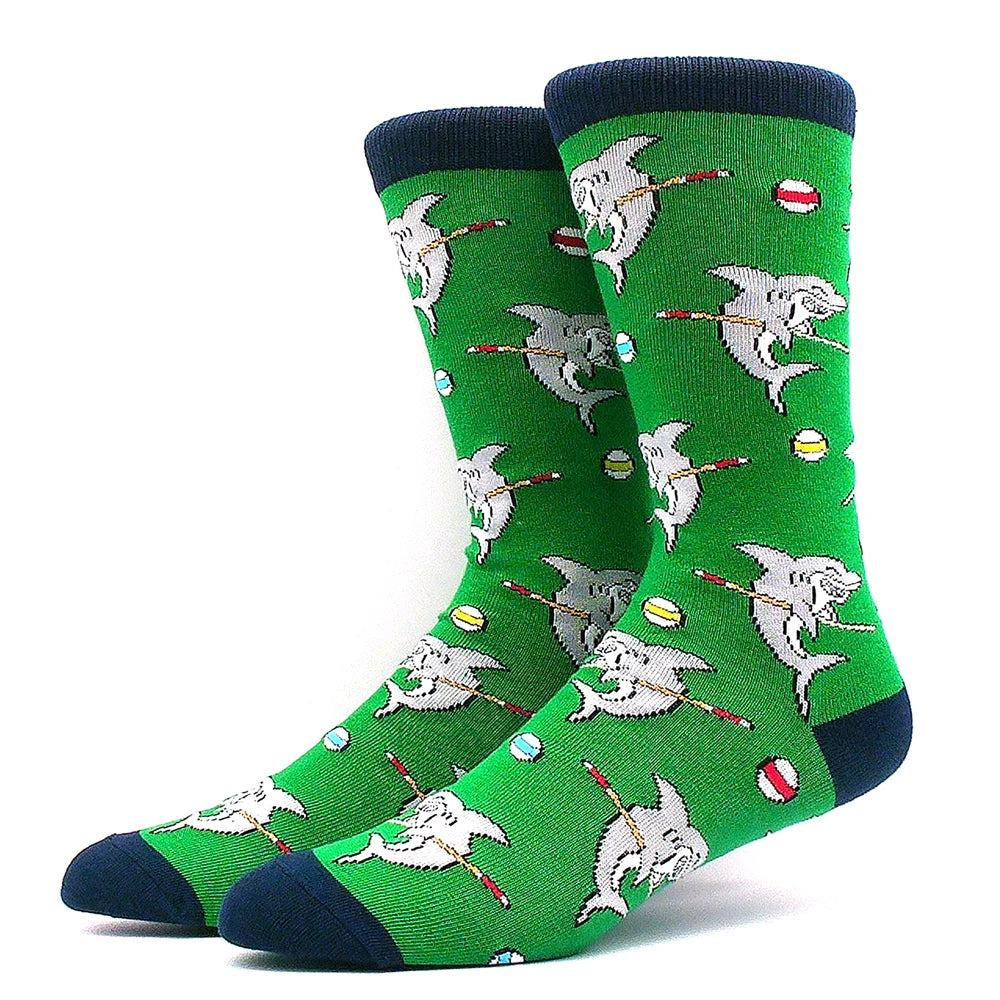 Cotton Happy Funny Socks Men Alien Planet