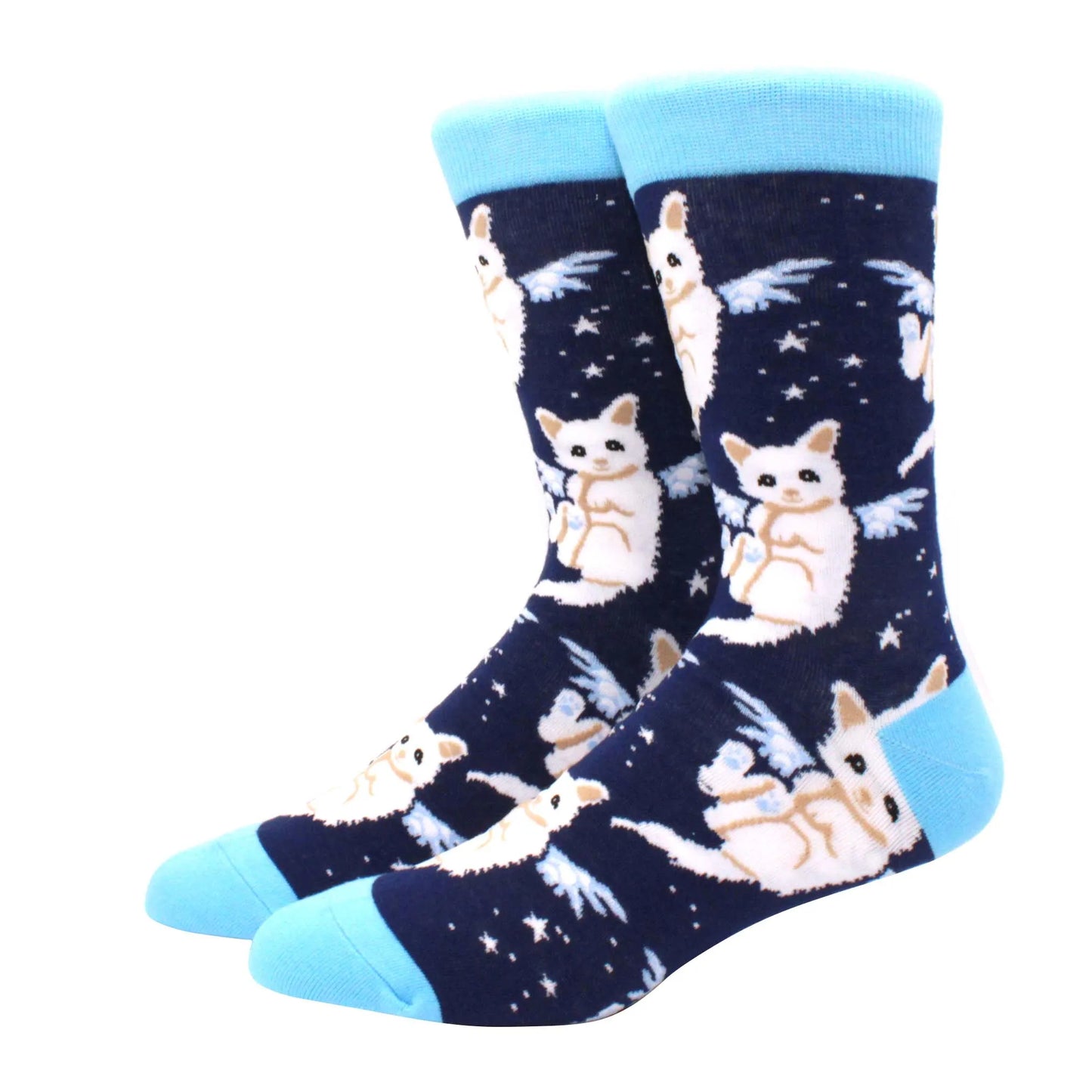 Cotton Happy Funny Socks Men Alien Planet