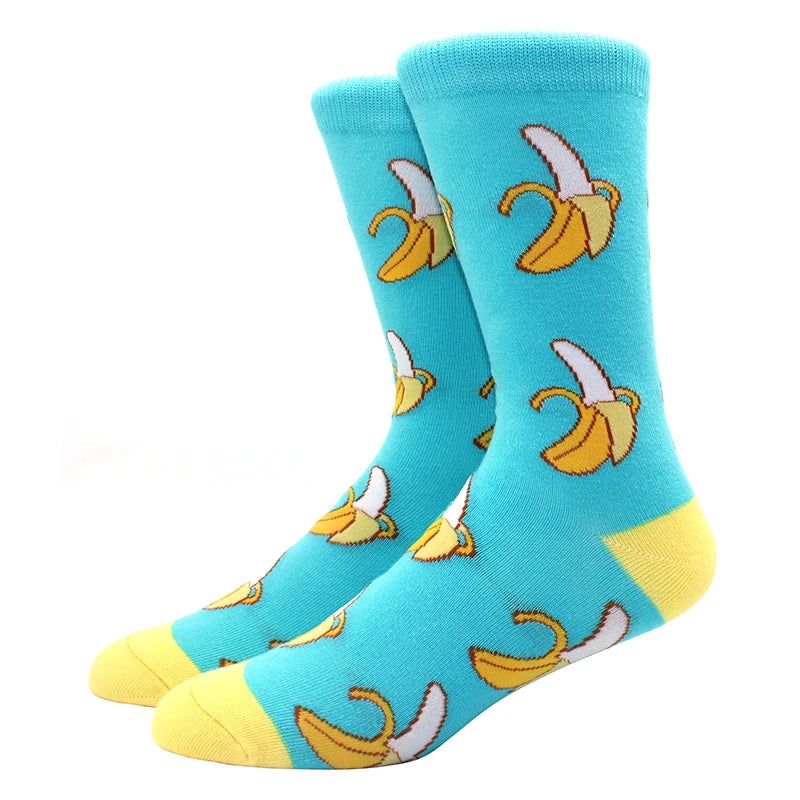 Cotton Happy Funny Socks Men Alien Planet