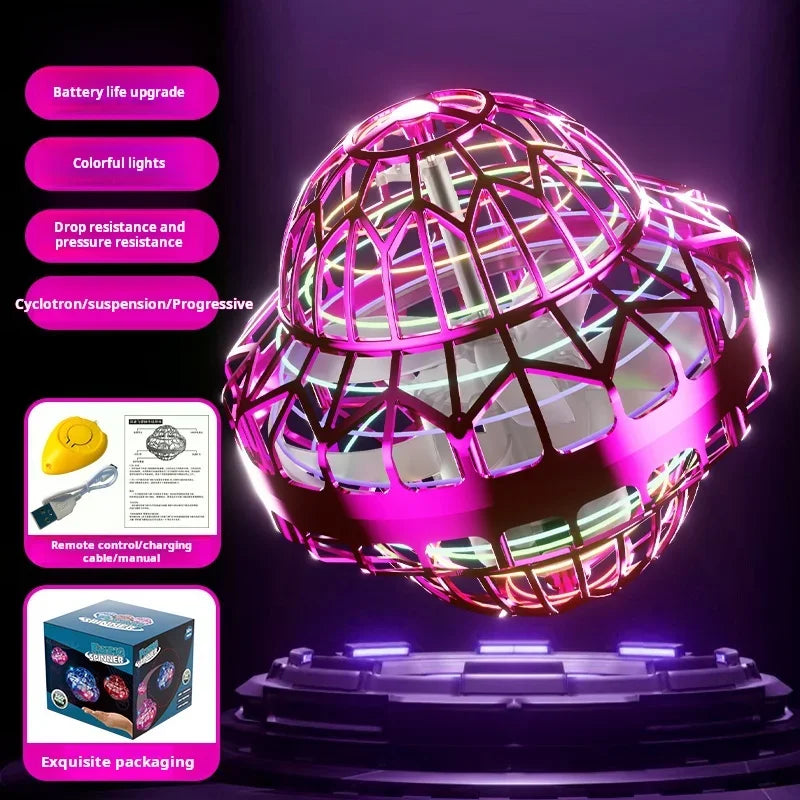 Upgraded Flyball UFO With LED Flying Spinner Fidget Toys