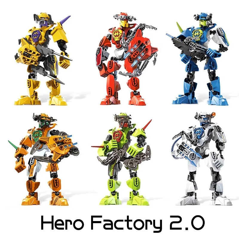 Hero Factory Star Warrior Bionicle Building Blocks