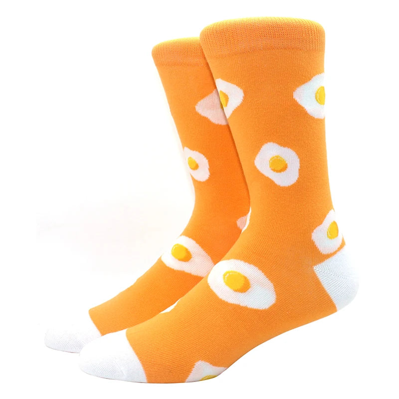 Cotton Happy Funny Socks Men Alien Planet