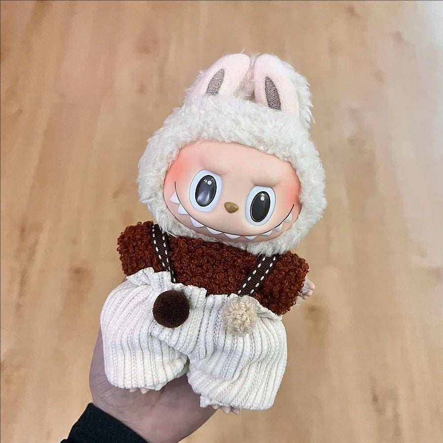 Labubu Clothes Trendy Velcro Doll 2025