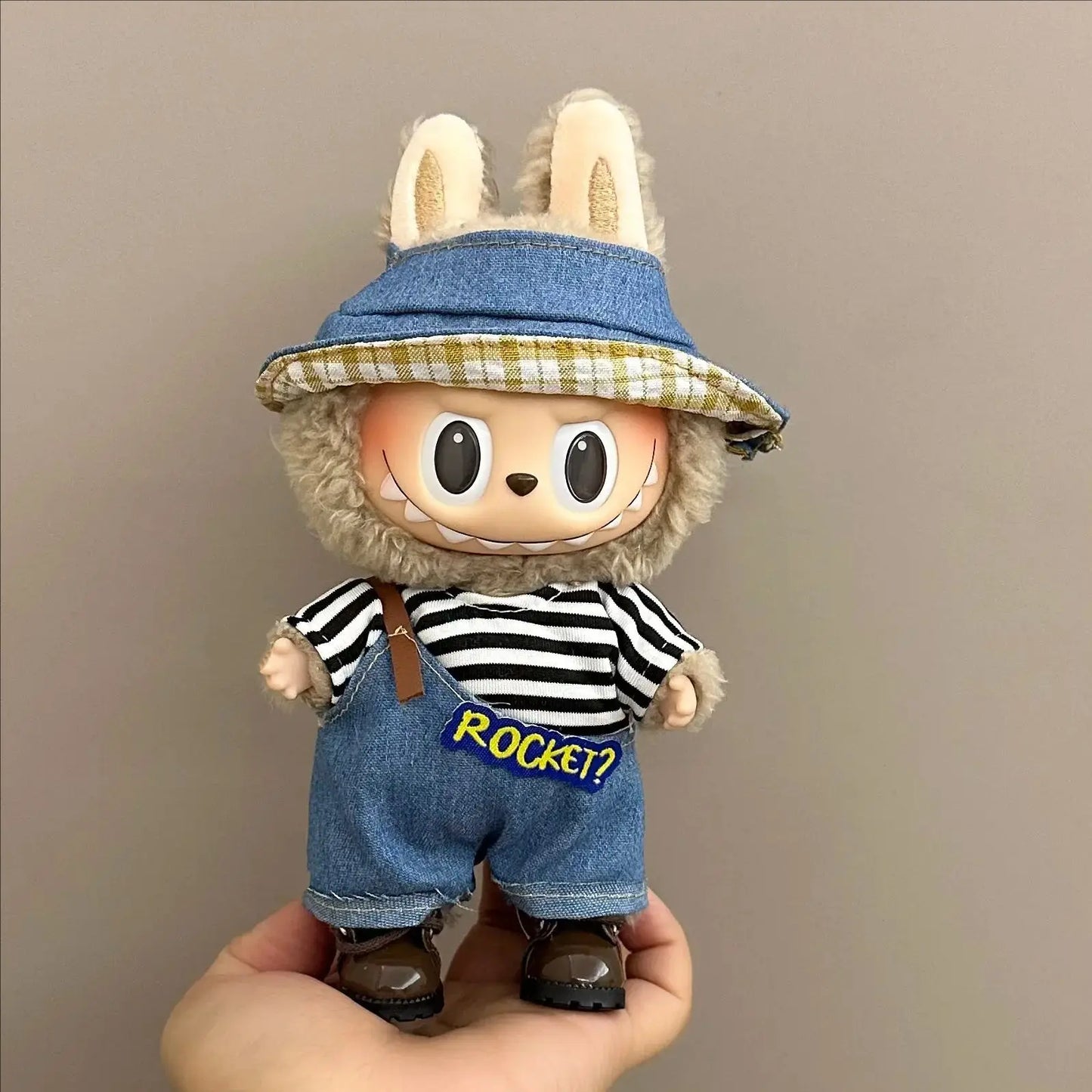 Labubu Clothes Trendy Velcro Doll 2025