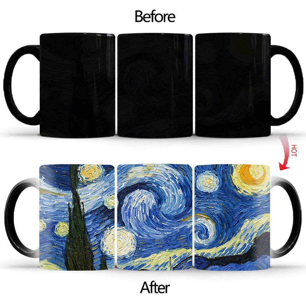 New Space Planet Heat Sensitive Mug Anime