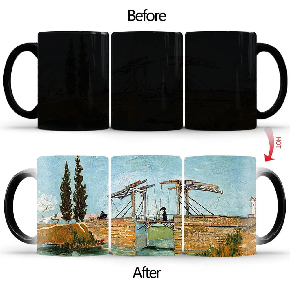New Space Planet Heat Sensitive Mug Anime