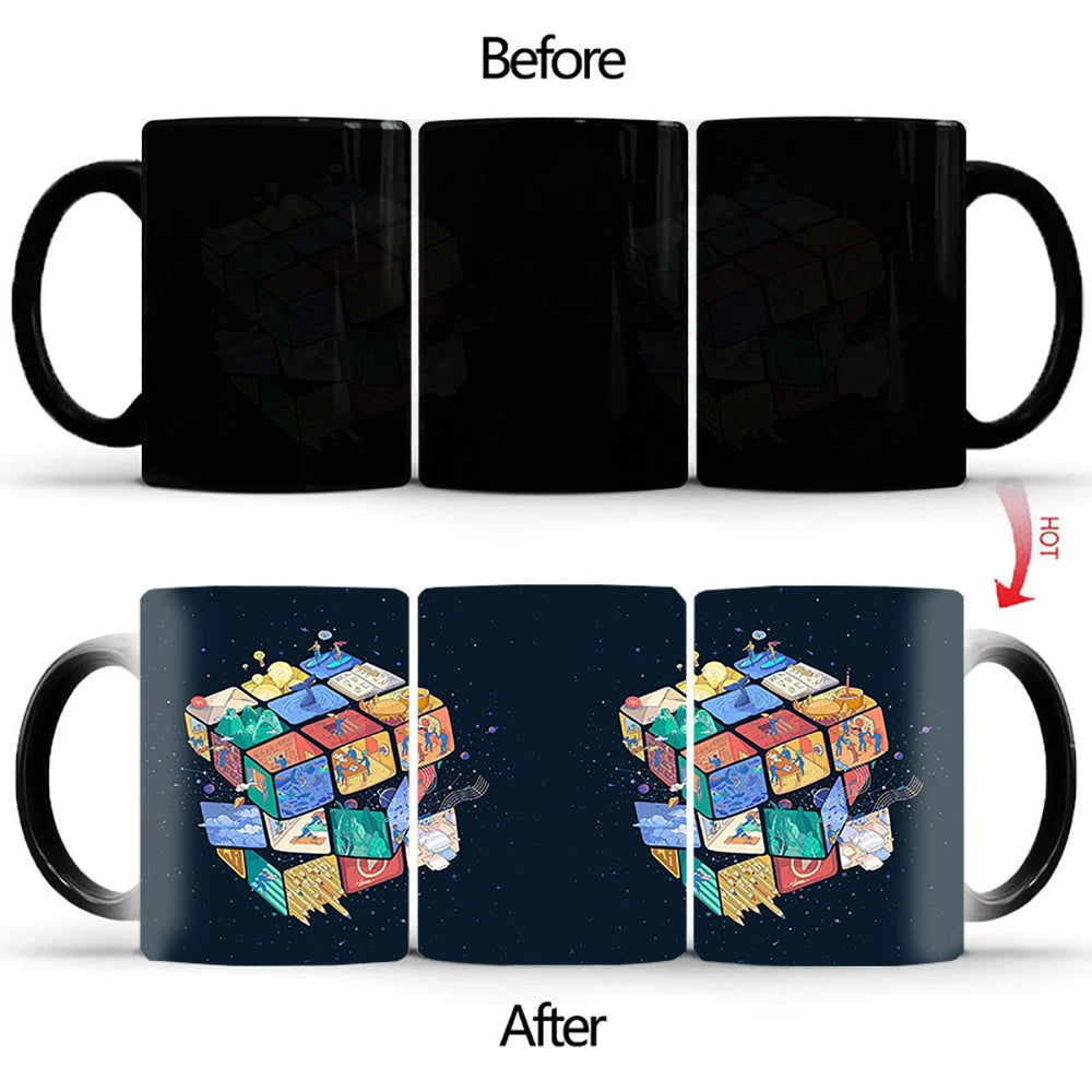 New Space Planet Heat Sensitive Mug Anime
