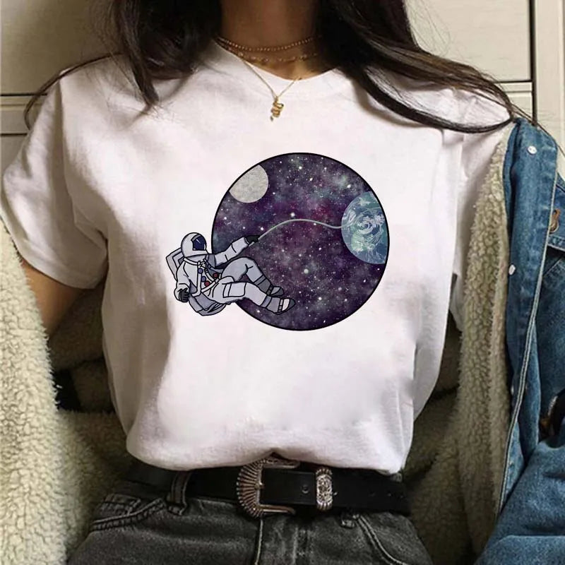 Harajuku Funny Aesthetic T-shirt Women
