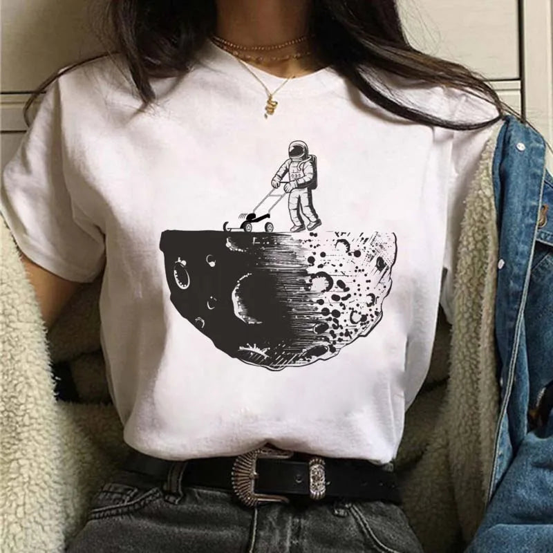 Harajuku Funny Aesthetic T-shirt Women