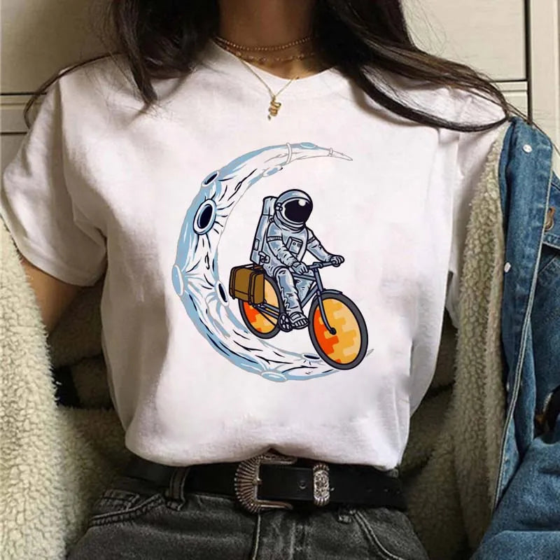 Harajuku Funny Aesthetic T-shirt Women