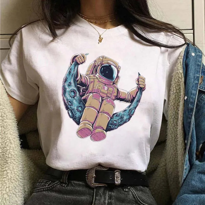 Harajuku Funny Aesthetic T-shirt Women