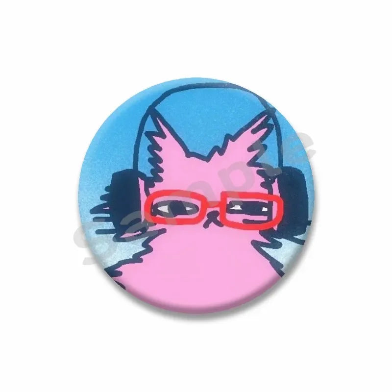 Rainbow Alien Cat Enamel Pin 32-75mm