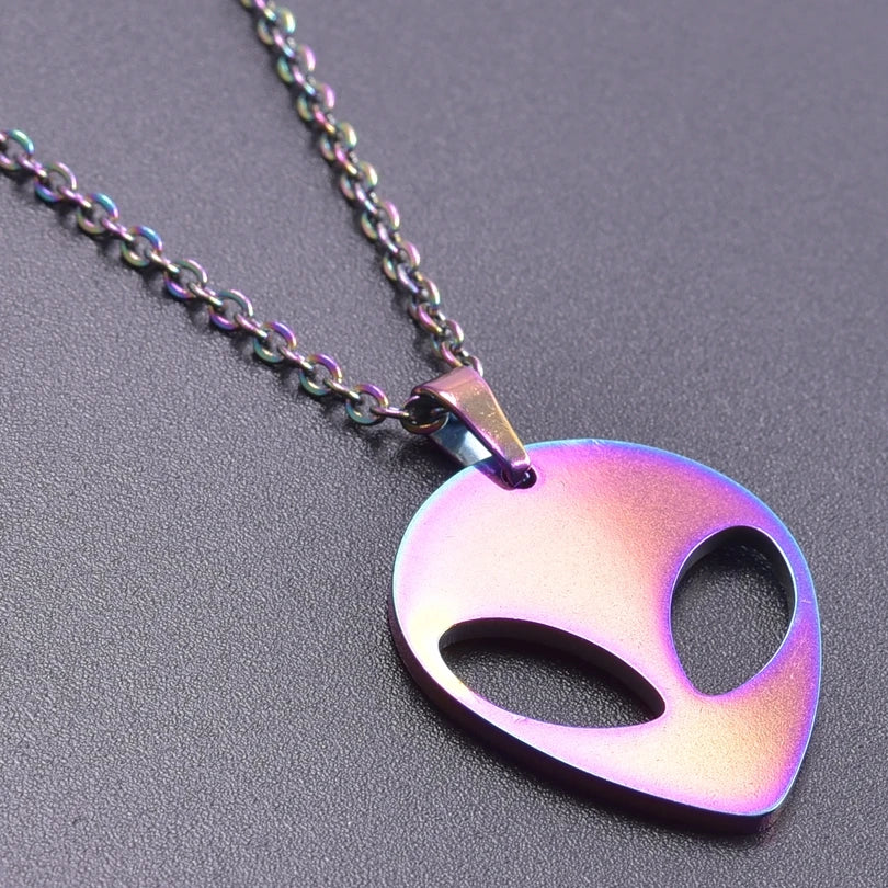 New Alien Pendant Chain Neck Decoration Necklace For Women/Men
