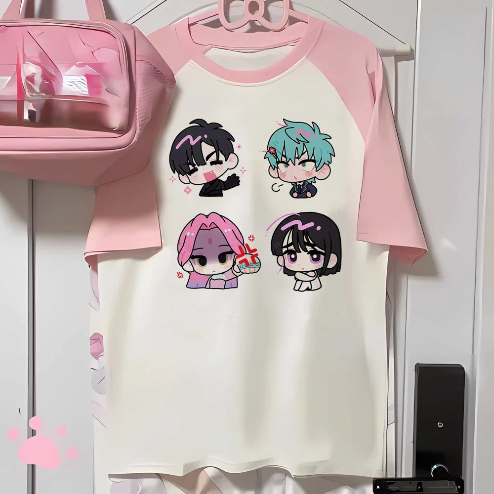 Alien Stage T Shirt Women Kawaii Cartoon Streetwear Y2k Harajuku Anime Japanese Manga T-shirt