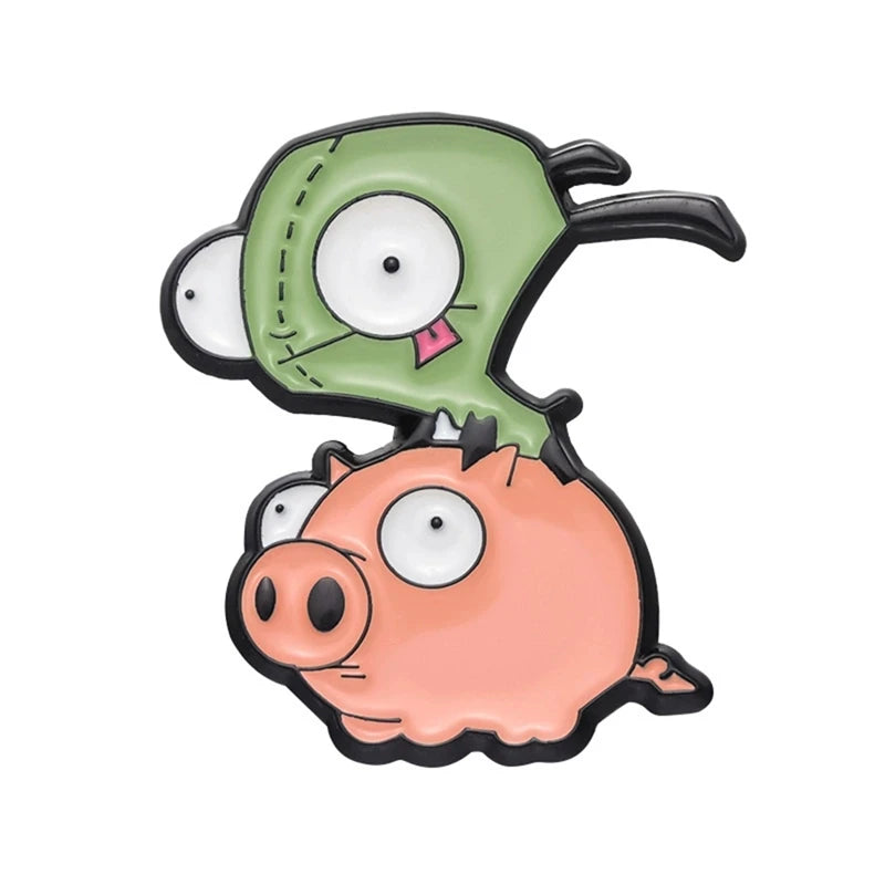 Alien Invader Zim Collection Enamel Pins