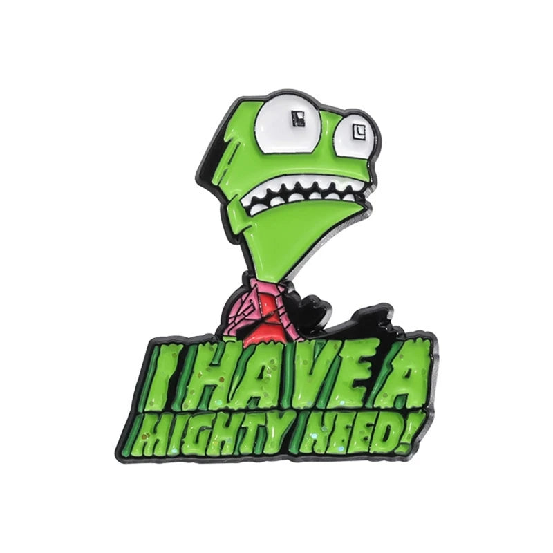 Alien Invader Zim Collection Enamel Pins