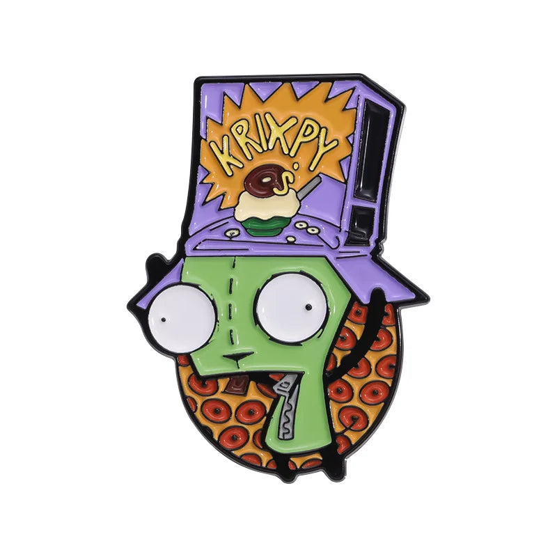 Alien Invader Zim Collection Enamel Pins
