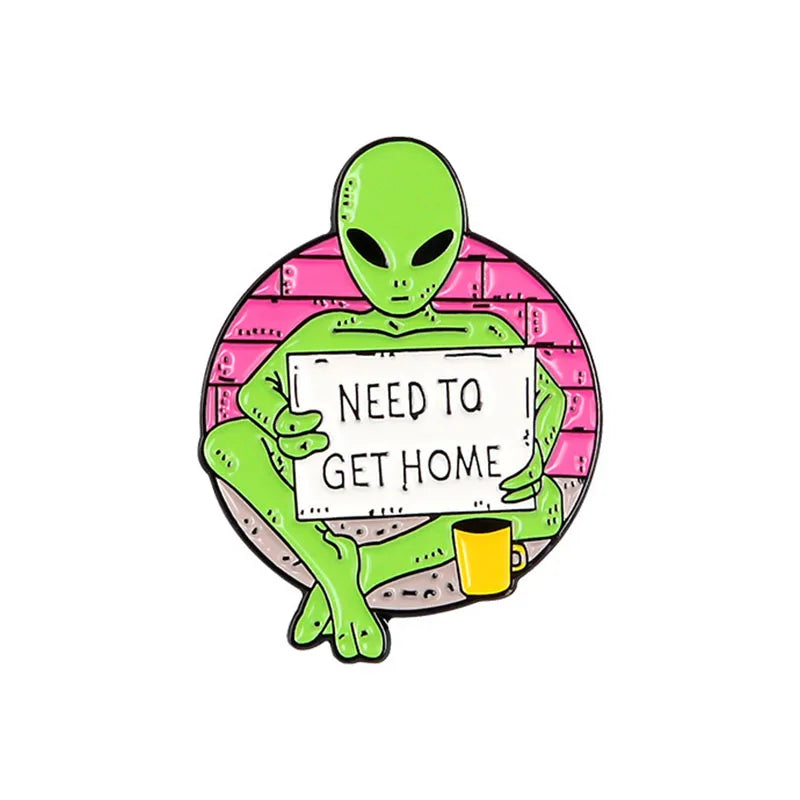 Alien Invader Zim Collection Enamel Pins