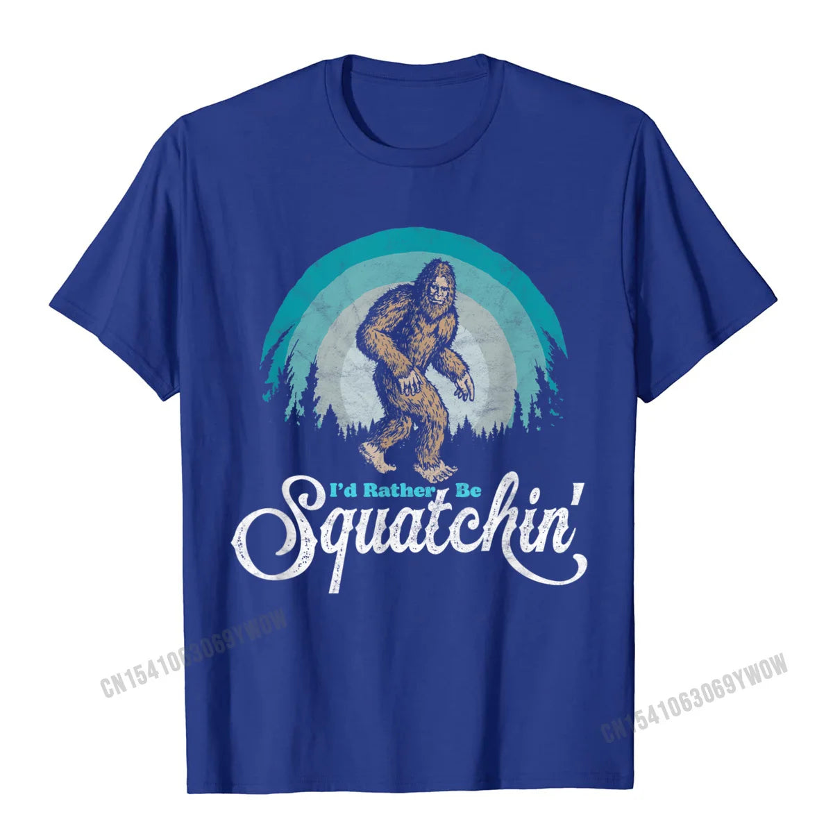 Id Rather Be Squatchin Vintage T Shirt