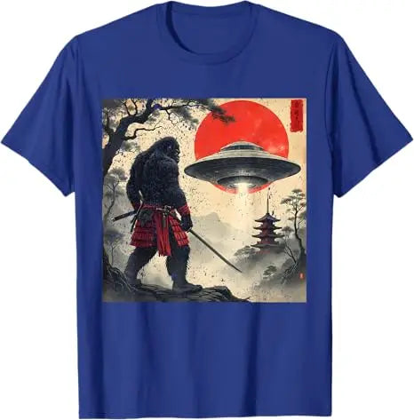 Samurai Bigfoot Japanese UFO Vintage Graphic Tee