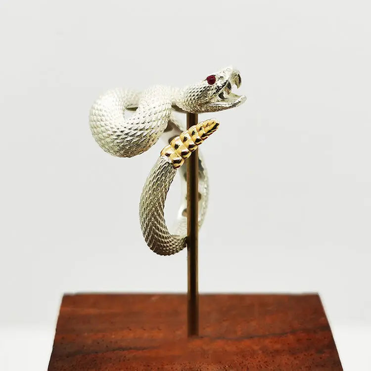 Vintage Snake Ring Adjustable Opening
