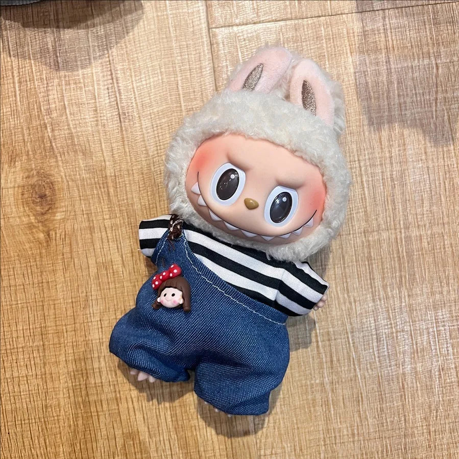 Labubu Clothes Trendy Velcro Doll 2025