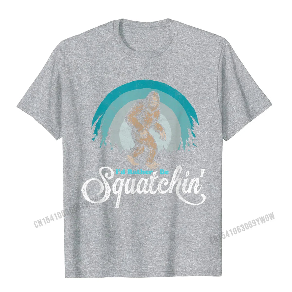 Id Rather Be Squatchin Vintage T Shirt