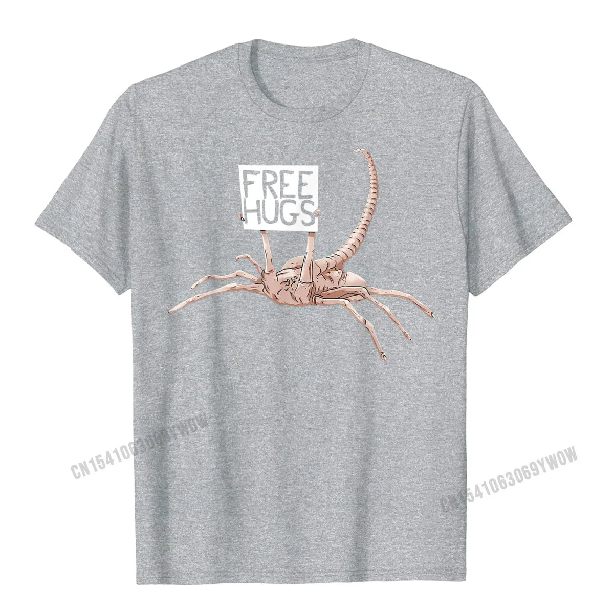 Free Hugs Funny Facehugger Aliens T-Shirt