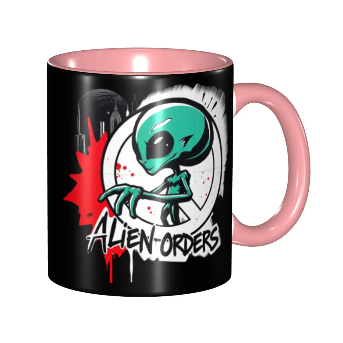 Graffiti Style Ignore Alien Orders Art Mug