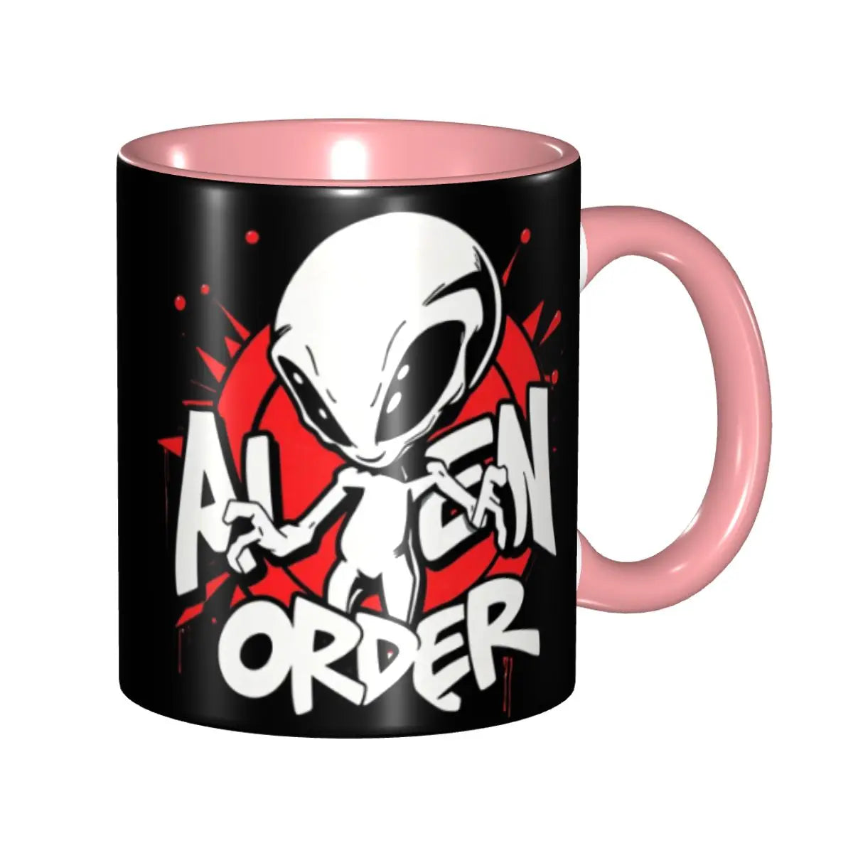 Ignore Alien Orders Street Art Mug Funny Ceramic Coffee Cups