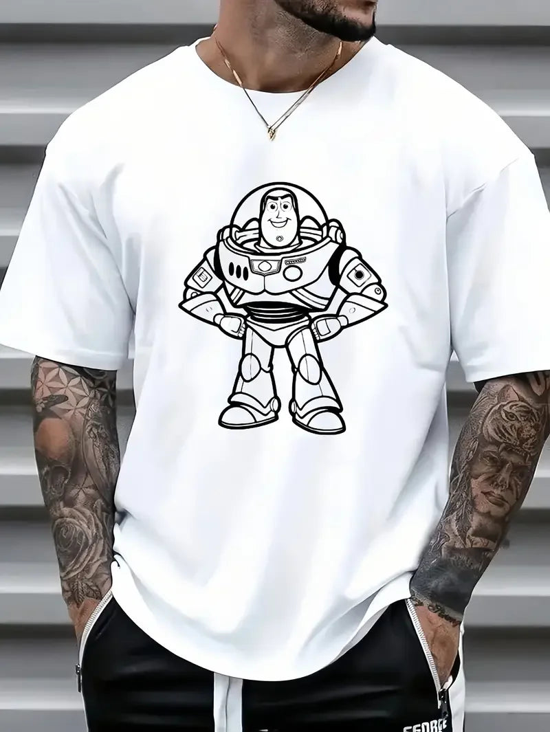 Disney Toy Story T-Shirt Cool Cars Pizza Planet Aliens Streetwear