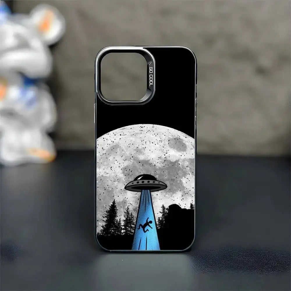 UFO Alien Thing Phone Case For iPhones