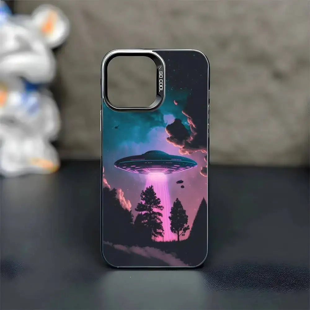 UFO Alien Thing Phone Case For iPhones