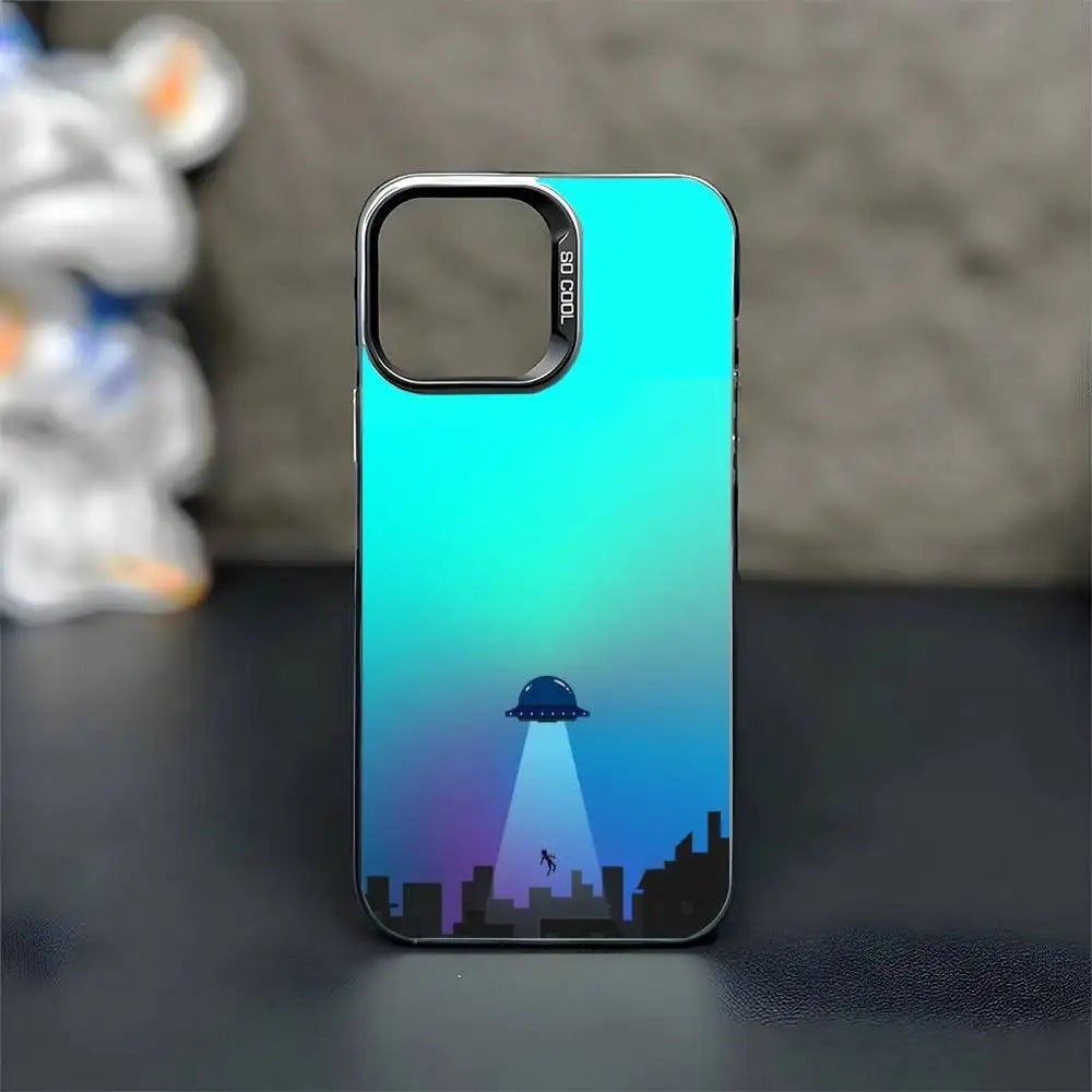 UFO Alien Thing Phone Case For iPhones