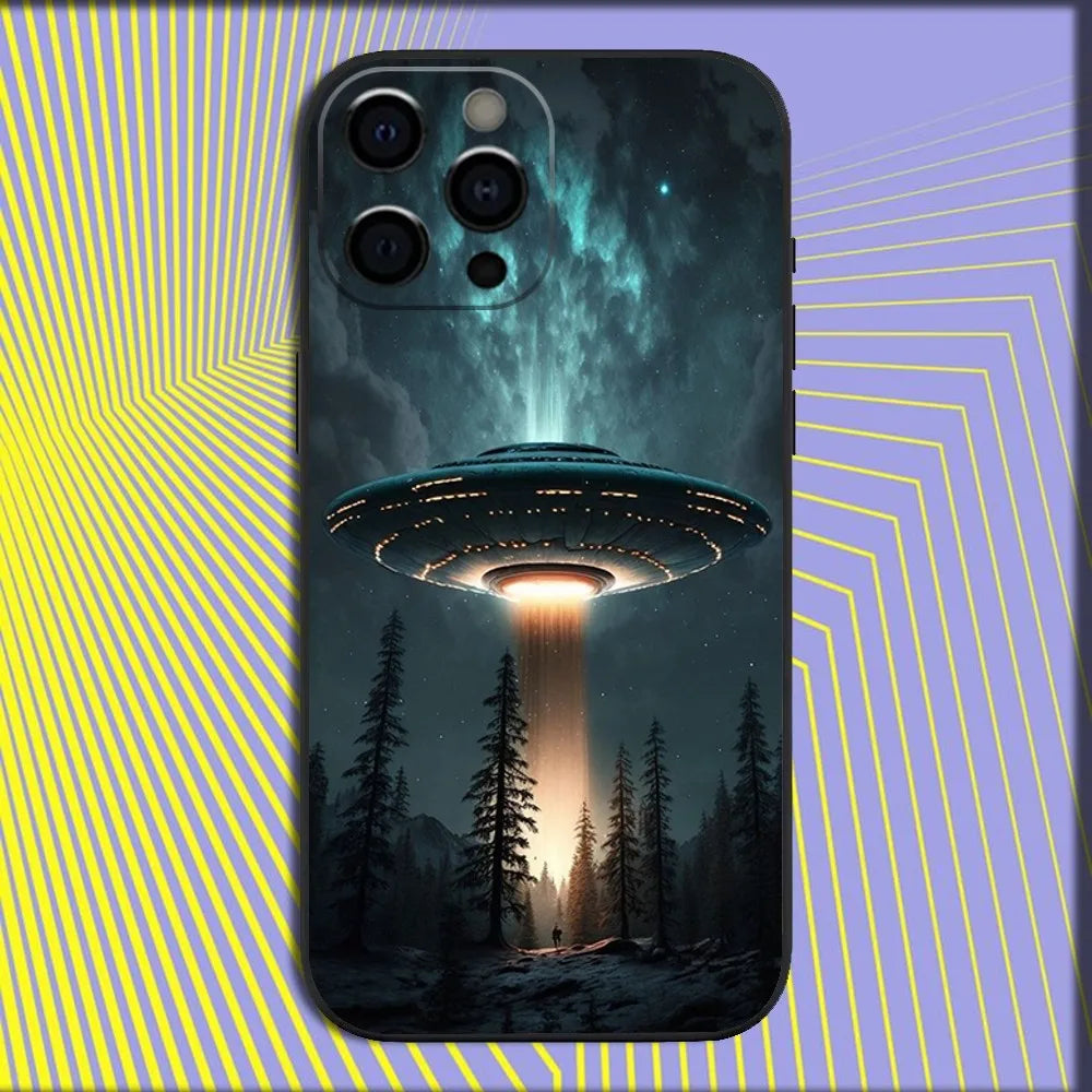 UFO Alien Thing Phone Case For iPhones