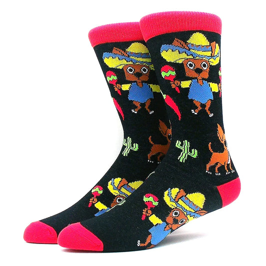 Cotton Happy Funny Socks Men Alien Planet