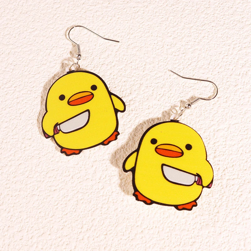 Alien Earrings For Women Girls Hip Hop Cute