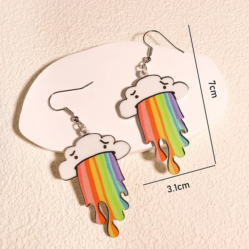 Alien Earrings For Women Girls Hip Hop Cute