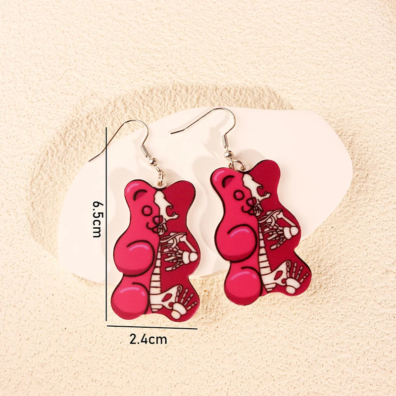 Alien Earrings For Women Girls Hip Hop Cute