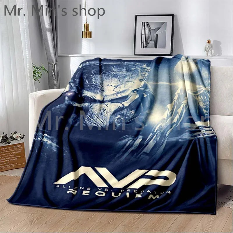 Boy Girl's Bedroom Multifunction Blankets Alien Vs. Predator