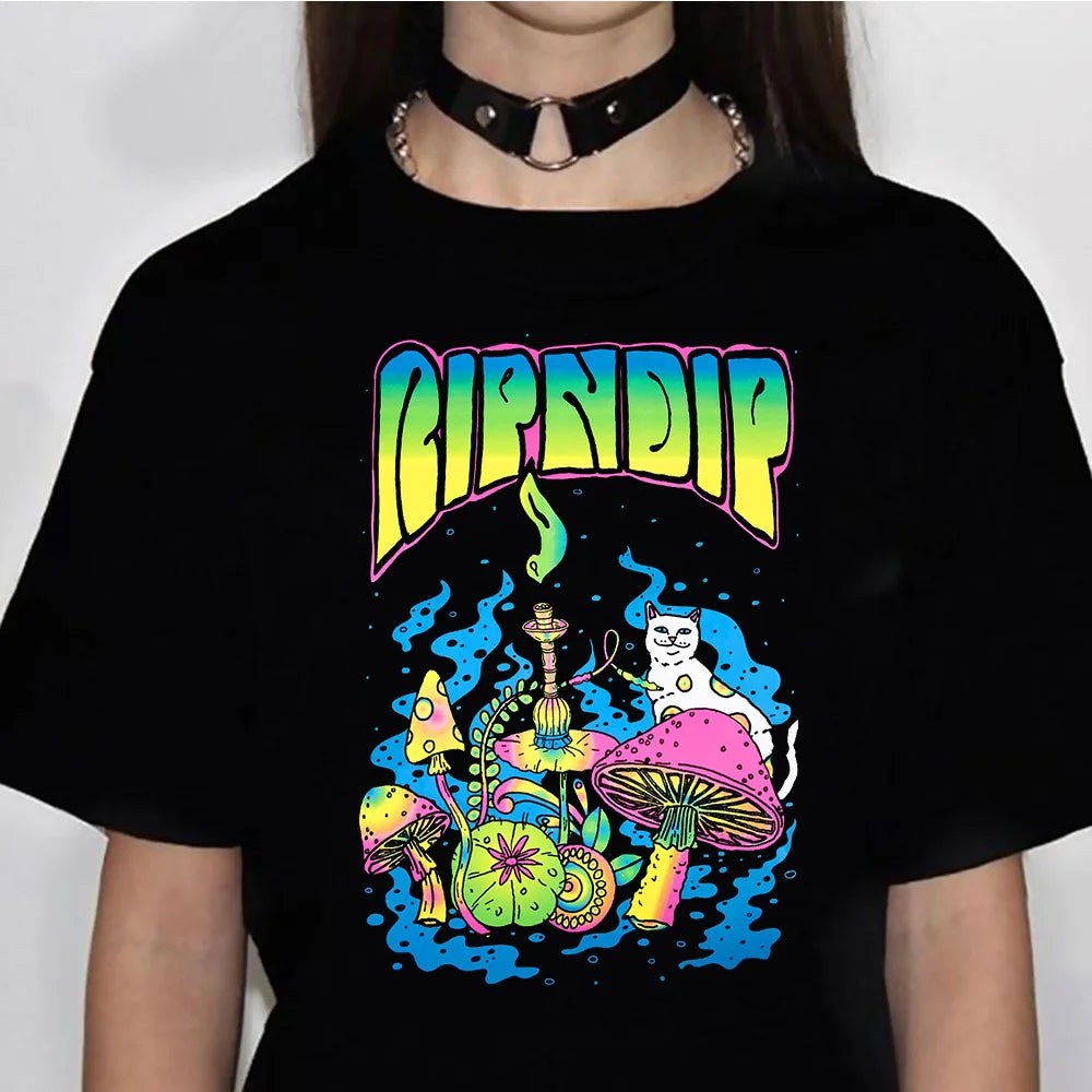 Magic Mushrooms Alien Psychedelic Shirt