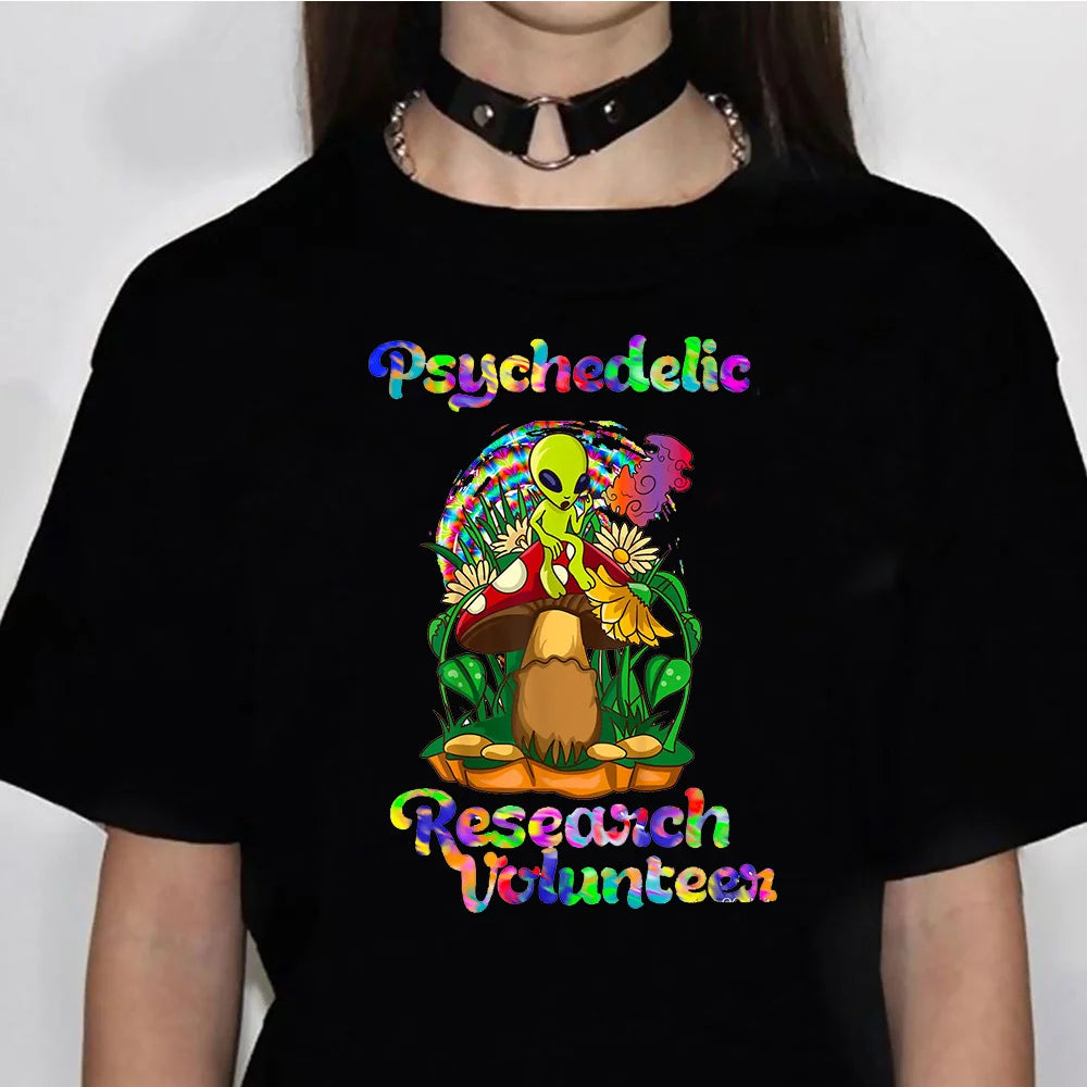 Magic Mushrooms Alien Psychedelic Shirt