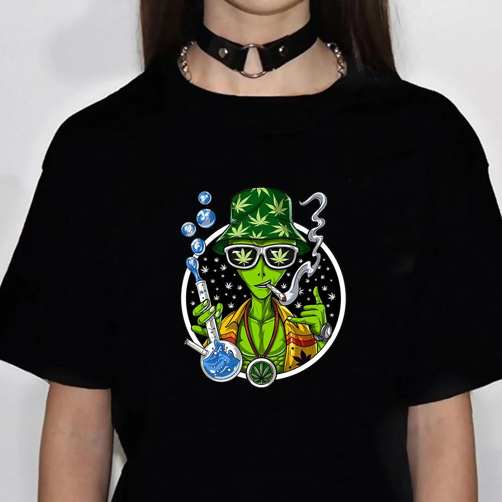 Magic Mushrooms Alien Psychedelic Shirt